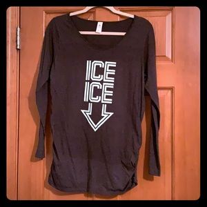 Hilarious! Ice Ice Baby Maternity Top